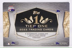 2022 Topps Tier One MLB Baseball Hobby Box